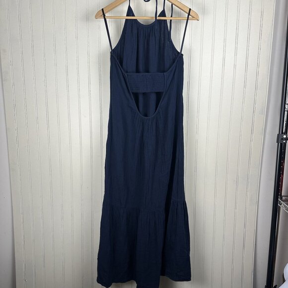 🧡 3 for $20 LOFT Navy Blue Midi Dress - Picture 2 of 11